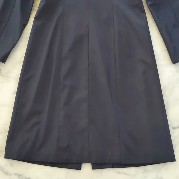 NWOT. Dark Navy Blue Thick Polyester Coat with Lining and Pockets. - Picture 9 of 9